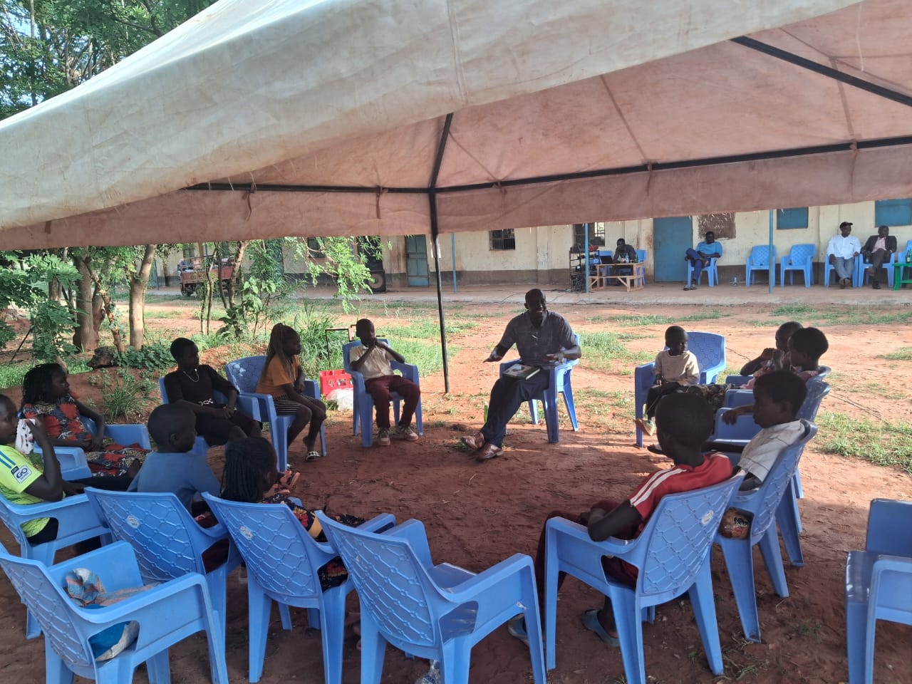 Volunteers in action