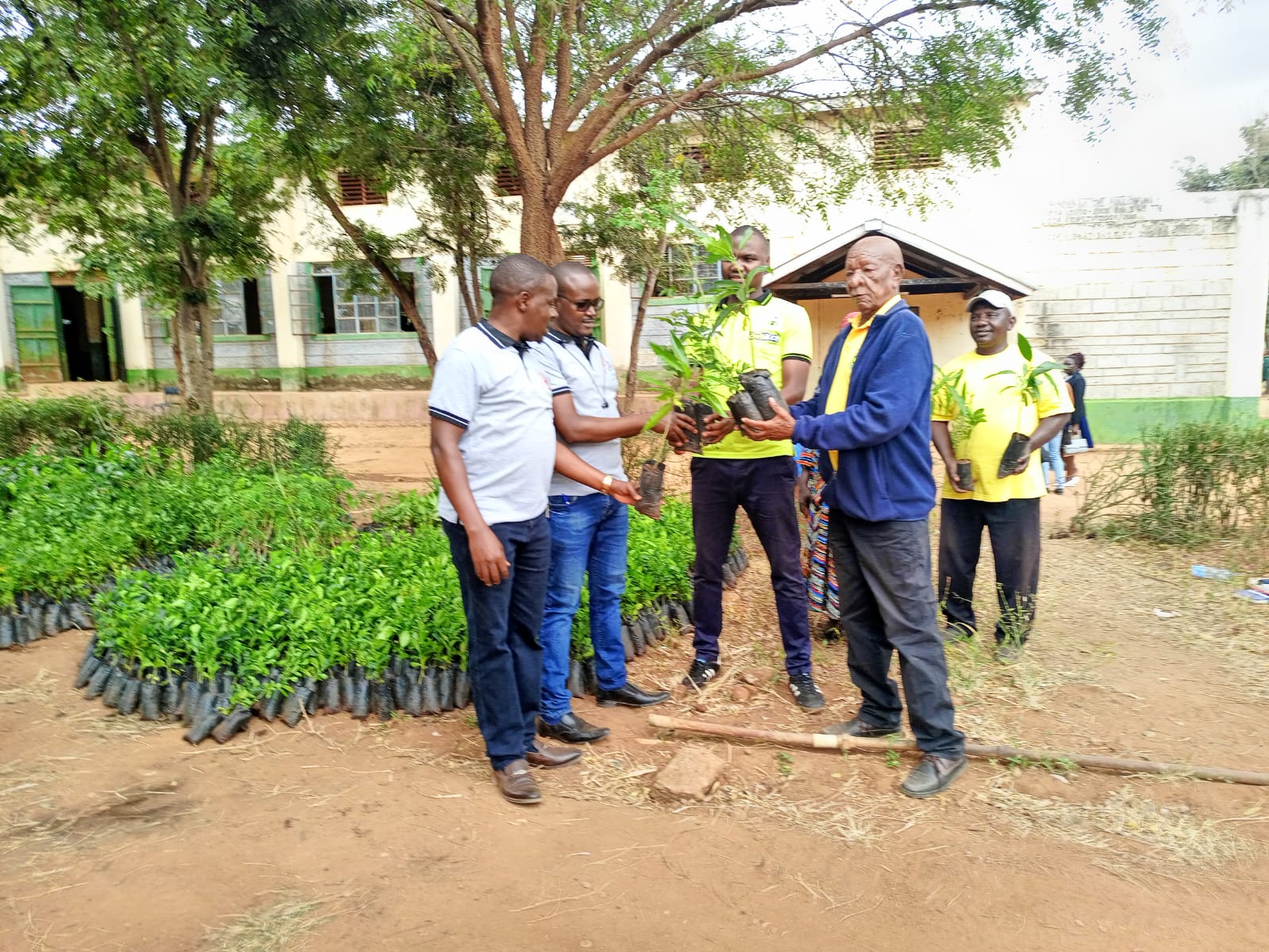 Hands-on soil restoration work